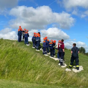 08.07.2022 – Jugendfeuerwehr übt Deichverteidigung