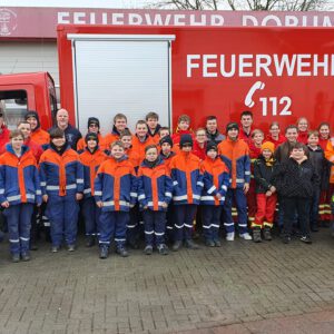 07.01.2023 – Weihnachtsbäume sammeln mit der Jugendfeuerwehr