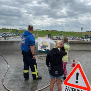 16.07.2023 – Unsere Kinderfeuerwehr nimmt am Kinderfest Bambule der Kurverwaltung teil.