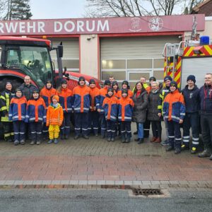 13.01.2024 – Weihnachtsbäume sammeln mit der Jugendfeuerwehr