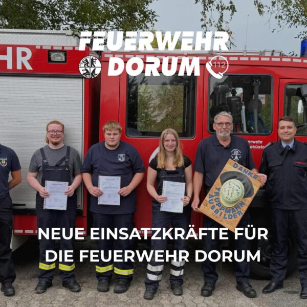 2025.09.21 – Neue Einsatzkräfte