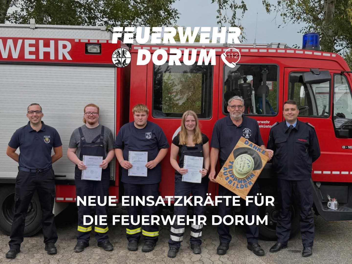 Mehr über den Artikel erfahren 2025.09.21 – Neue Einsatzkräfte