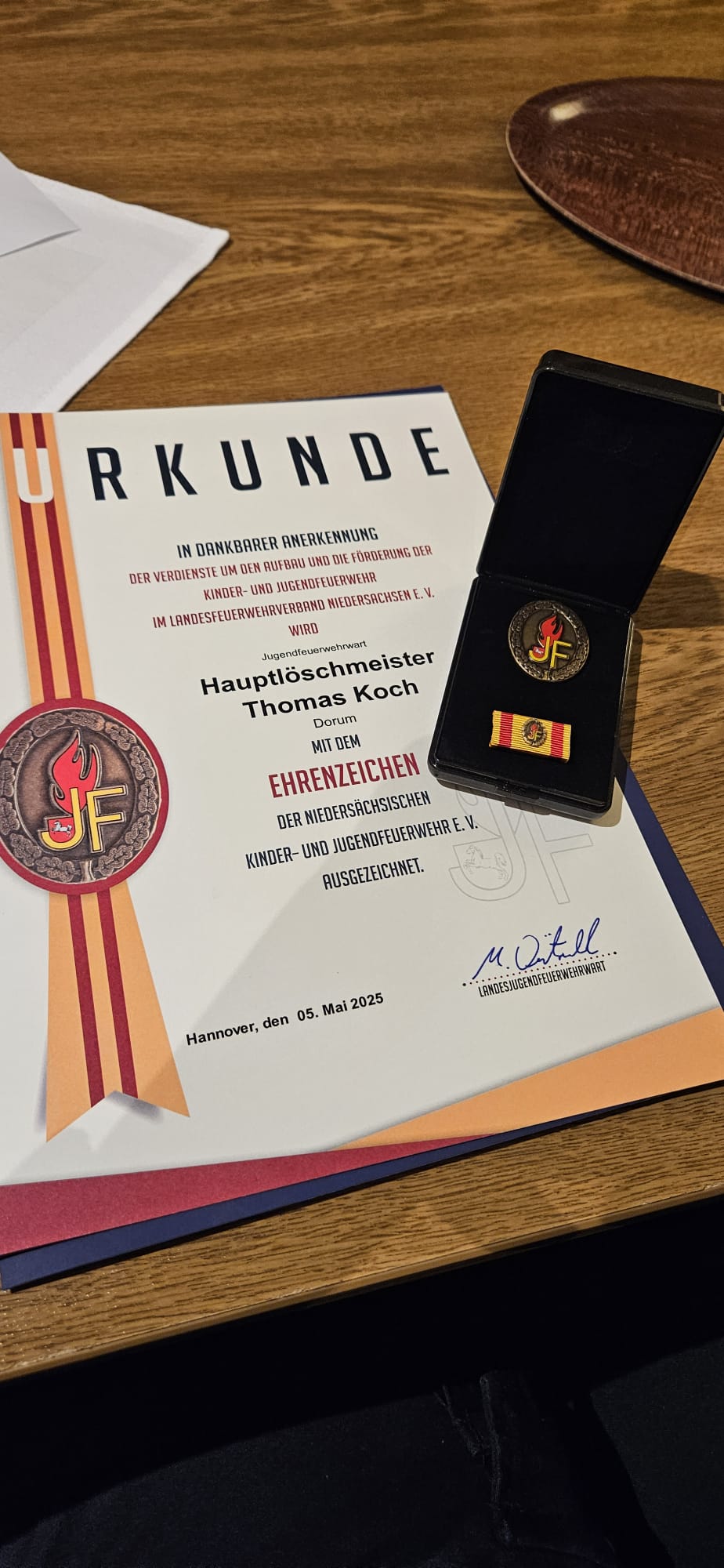 Mehr über den Artikel erfahren 2026-01-22 Große Ehre für Thomas Koch