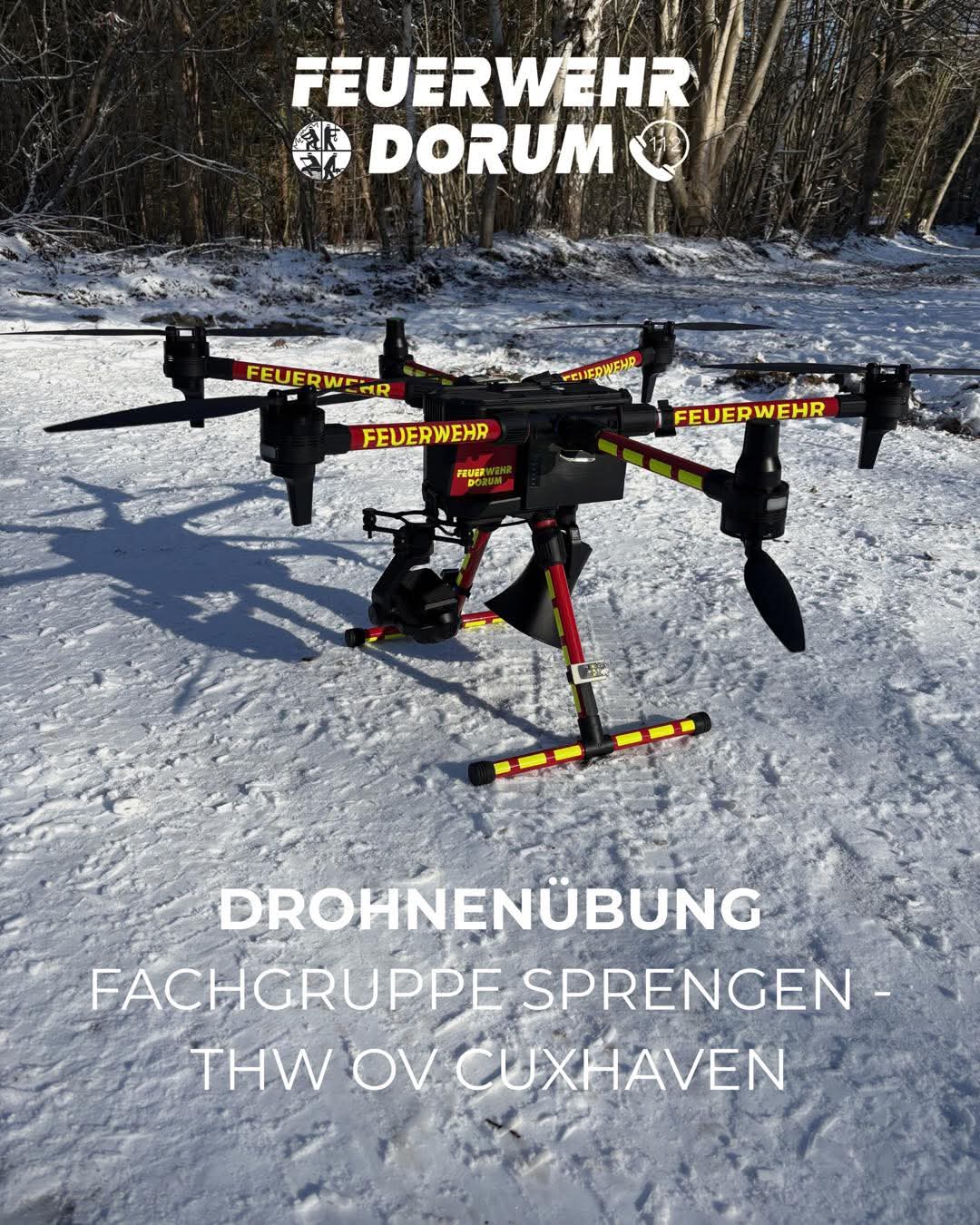 Mehr über den Artikel erfahren 2026-02-14 Drohnenübung mit THW